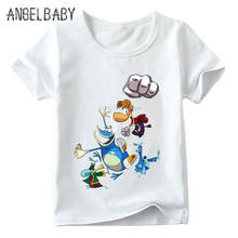 Kids Cartoon Rayman Legends Adventures Game Print T shirt Baby Girls Summer White T-shirt Boys Casual Funny Clothes,ooo5204 2024 - buy cheap