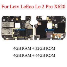 Placa-mãe para letv leeco le 2 pro le2 pro x620, cabo de circuito flexível, original testado, usado, 4gb + 32gb, 4gb + 64gb, para placa principal 2024 - compre barato