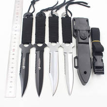 High Quality Stainless Steel Straight Knife With Sheath Outdoor Survival Portable Tools Multi Fixed Fruit knife Hunting Knife 2024 - buy cheap