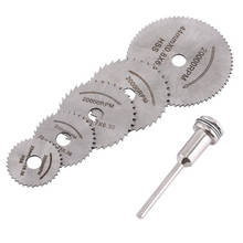 7 pcs Mini Circular Saw Blade 22-50mm Jig Saw Rotary Tool For Dremel Metal Cutter Power Tool Set Wood Cutting Discs Power Tool 2024 - buy cheap