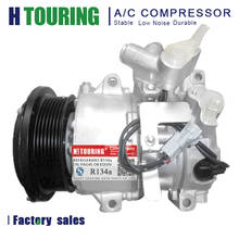 6SEU16C AC Compressor Para O Carro Toyota Hiace Van Bus 2.7L 4471903230 4472600975 4472600563 4472600567 4472600568 883102F030 7PK 2024 - compre barato