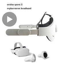 VR Glasses Virtual Reality For Quest2 Oculus Quest 2 Halo Head Strap Accessories Helmet Gaming Headset Game Oqulus Cradle Ocukus 2024 - buy cheap