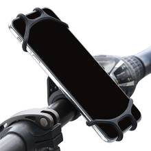 Bicycle Phone Silicone Mount Holder Universal Bike Handlebar Bracket 360 Rotation Stand 2024 - buy cheap
