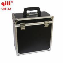 Qili-Caja de Herramientas de QH-42, contenedor de almacenamiento de plástico multifunción con mango, Color negro, Max 2024 - compra barato