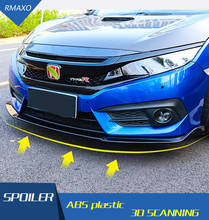 Kit de carrocería para Honda Civic, alerón trasero para Honda Civic EC ABS, difusor de parachoques delantero, Protector de parachoques, 2015-2018 2024 - compra barato