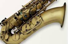 Профессиональный латунный тенор-саксофон Bb Tune, матовый античный медный Абалон, музыкальный инструмент, кнопка Sax с мундштуком, чехол 2024 - купить недорого