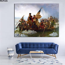 Washington Crossing The Delaware Canvas Painting Oil Print Poster Wall Art Picture For Living Room Home Decoration 2024 - buy cheap