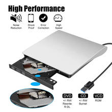 Portable External DVD Drive USB 3.0 Slim External DVD RW CD Writer Drive Burner Reader Player Optical Drives For Laptop PC Dvd 2024 - buy cheap