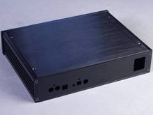Kyyslb-caixa amplificadora, 280*62*211.5mm 2806r, todas as caixas de alumínio, amplificador dac, diy, com es9018/ak4399, chassis 2024 - compre barato