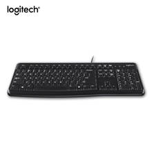 Logitech K120 новая полноразмерная эргономичная игровая настольная Проводная клавиатура подходит для геймеров дома и офиса 2024 - купить недорого