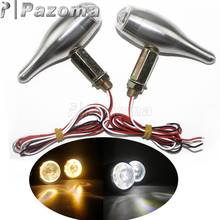 12V 10mm Aluminum Motorcycle Bullet Turn Signal Running Light For Harley Honda Yamaha Suzuki Kawasaki Chopper Bobber Cafe Racer 2024 - buy cheap