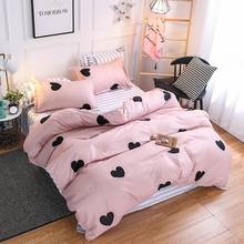 50Christmas gifts Bedding Set  3/4pcs Family Set   (Duvet Cover + Bed Flat Sheet + Pillow Case) Twin Full Queen King Size 2024 - buy cheap