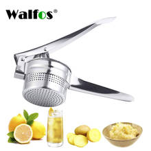 WALFOS-machacador de patatas de acero inoxidable, prensa de frutas y verduras, exprimidor, utensilios de cocina para el hogar 2024 - compra barato