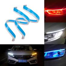 Streamer-Luz LED de dos colores para coche, lámpara de tira de silicona V2D9, 1 unidad 2024 - compra barato