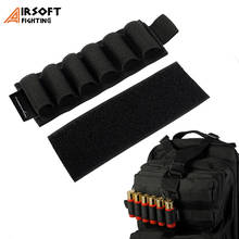 Tactical Buttstock Ammo Carrier Belt Vest Backpack Attachment 6 Round 12GA Shell Holder Hunting Bullet Pouch Gun Accessory 2024 - buy cheap