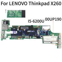 KoCoQin Laptop motherboard For LENOVO Thinkpad X260 Core SR2EY I5-6200U Mainboard BX260 NM-A531 00UP190 01YT037 01EN193 01HX027 2024 - buy cheap