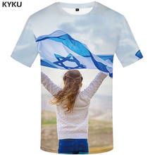 Camiseta 3d bandeira de israel, camiseta de homens, personagem anime, roupas israel, camisetas 3d harajuku, camisa estampada abstrata, camisetas casuais 2024 - compre barato