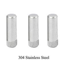 M4 M5 M6 OD 8mm 10mm 12mm 14mm 16mm 18mm 20mm 25mm 30mm 40mm Long 304 Stainless Steel Cylinder Shaft Parallel Dowel Knurled Pin 2024 - buy cheap