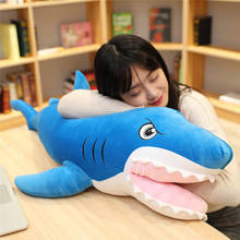 Grey Blue Plush Shark From I Kea Soft Pillow Big Animal Plush Toys Giant Shark Stuffed Toys Baby Playmate Kids Gift 90/120/150cm 2024 - buy cheap