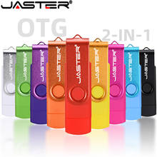 JASTER usb флека Metal OTG USB 2.0 Flash Drive 4GB 8GB 16GB 32GB 64GB       Memory Stick 2024 - buy cheap