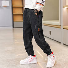 Boys Pants Children Jeans Korean Clothing Big Kids Denim Long Trousers Spring Autumn Teenage School Clothes 2021 New 12 14 years 2024 - buy cheap