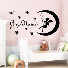 Creative Name Wall Sticker Bedroom Decor Vinyl Wall Decals For Kids Room Decoration Accessories Art Wall Decor Sticker Mural 2024 - buy cheap