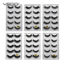 YSDO 10 boxes mink eyelashes cruelty free lashes 50 pairs natural false eyelashes faux cils eyelash extension 3d mink lashes G8 2024 - buy cheap