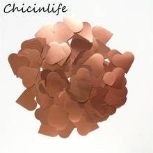 Chicinlife-Bolsa de confeti de papel con forma de corazón, suministros para cumpleaños, fiesta de bodas, compromiso, Día de San Valentín, 1 bolsa 2024 - compra barato