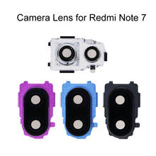 Back Rear Camera Lens Glass Cover with Frame Holder For Xiaomi Redmi Note 7 Replacement Glass Repair Parts 2024 - buy cheap