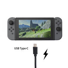 1.8 m cabo de carregamento usb para nintend switch ns nx game console de dados carregador de cabo de alimentação tipo-c para nintend switch ns acessórios 2024 - compre barato