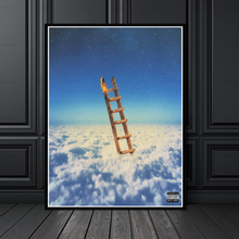 Настенная живопись на холсте лестница в облаках HD Плакат Украшение дома гостиной 2024 - купить недорого