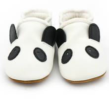 Inverno macio do bebê meninos meninas sapatos primeiros caminhantes couro genuíno sapatos de bebê recém-nascido crianças artesanal sola macia sapatos de bebê 2024 - compre barato
