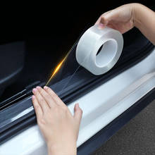 Car Stickers Automobile Trunk Door Sill Protector Film Door Edge Protective Transparent Nano Multi-Function Glue Auto Protection 2024 - buy cheap