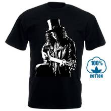 Camiseta de Slash Guns N Roses para hombre y mujer, camisa negra Iconic Rock Fitness, novedad 2024 - compra barato