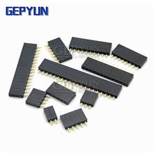 10PCS 2.54MM pitch single row female pin socket 2/3/4/5/6/7/8/9/10/11/12/13/14/40Pin PCB Connector Single Row Mother For arduino 2024 - buy cheap
