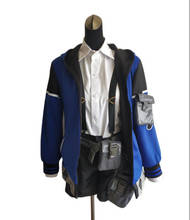 Hight Quality Anime Arknights Sniper Blue Poison Woman Cosplay Costume Shirt + Shorts + Belt + Coat + Bags 2024 - buy cheap