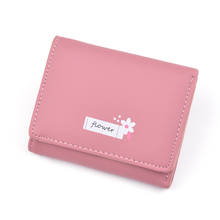 NEW Women Small Wallets Cute Design PU Leather Female Wallets Short Ladies Purses With Coin Pocket For Money Card Coin Red Pink 2024 - buy cheap