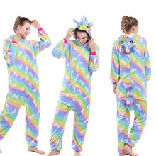 2020 inverno kigurumi unicorn pijamas pijamas pijamas infantis pijamas pijamas engraçado cosplay anime kigurumi 2024 - compre barato