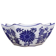 Jingdezhen new Chinese hand-painted under-glaze blue and white decorative utensils fruit plate household ornaments fruit tray 2024 - buy cheap