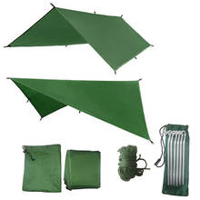 ARRIES 3Mx3M Sun Shelter Fly Tarp Awning Hanging Outdoor Waterproof Tent Hammock Camp Rain Ultralight UV Garden Canopy Sunshade 2024 - buy cheap