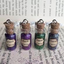 12pcs/lot Dark Curse Bottle Necklace Pendant Decoration  inspired by Once Upon A Time 2024 - buy cheap