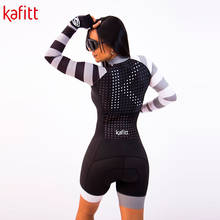 Kafitt Pro Women's Long Sleeve Triathlon Suit Cycling Suit Sportswear Leotard Maillot Ropa Fashion Sexy Suit 2024 - buy cheap