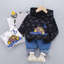 0-5 years Spring Boy Clothing set 2021 New Casual Fashion Cartoon Active T-shirt+ Pant Kid Children Baby Toddler Boy Clothing 2024 - buy cheap