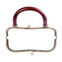 27cm Retro Style Purse Frame Handle Antique Bronze Kiss Clasp Buckle DIY Tool  top poignée sacs accesorios para bolsos 2024 - buy cheap