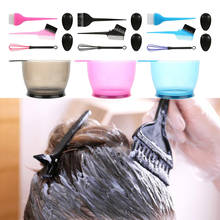 Juego de pinceles de colores para el cabello, Kit de aplicador para la coloración del cabello, juego de 5 uds. 2024 - compra barato