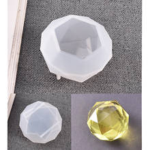 Faceted Diamond Pendant Silicone Resin Mold Jewelry Making DIY Craft Tools 2024 - buy cheap