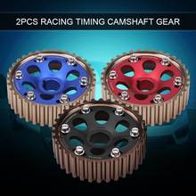 Pair Camshaft Gear for Honda Aluminum Racing Camshaft Gear Set for Honda Integra Civic for B16A/B16B/B18C Engine Black/Blue/Red 2024 - buy cheap