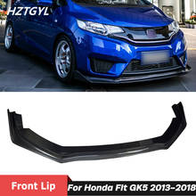 Передний бампер из углеродного волокна для Honda Fit GK5, тюнинг 2013-2018 2024 - купить недорого