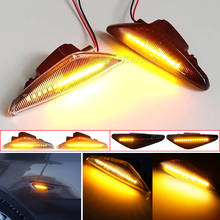 2pcs Led Dynamic Side Marker Turn Signal Light Sequential Blinker Light For BMW X5 E70 X6 E71 E72 X3 F25 Amber 2024 - buy cheap