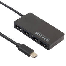 Concentrador de carga USB 3,1 tipo C a USB 3,0, adaptador de múltiples 4 puertos para teléfono móvil, ordenador portátil y PC 2024 - compra barato